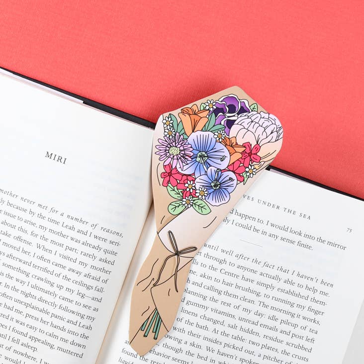 Bouquet of Flowers Bookmark (it&