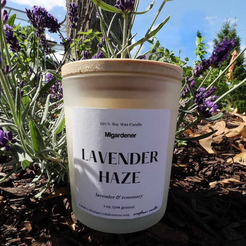 Lavender Haze Candle by MIgardener x Creephaus