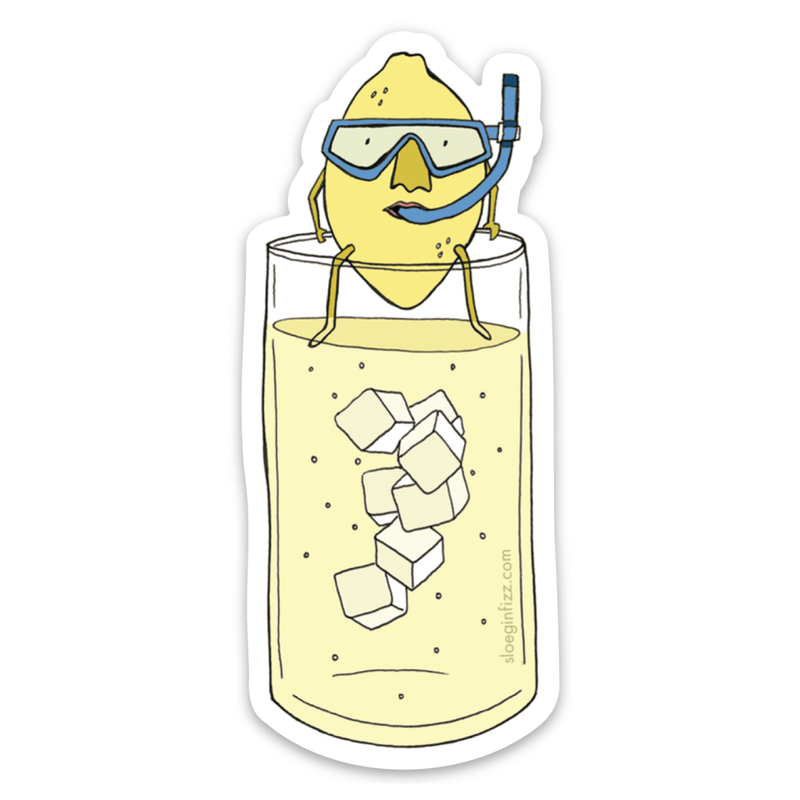 Lemons Make Lemonade Vinyl Sticker