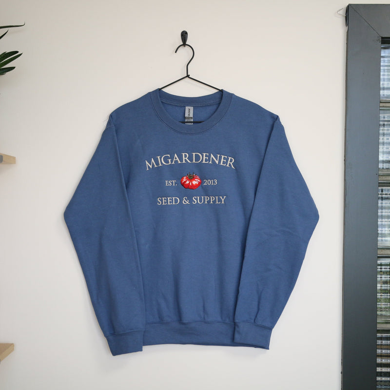 Embroidered MIgardener Heirloom Tomato Crewneck