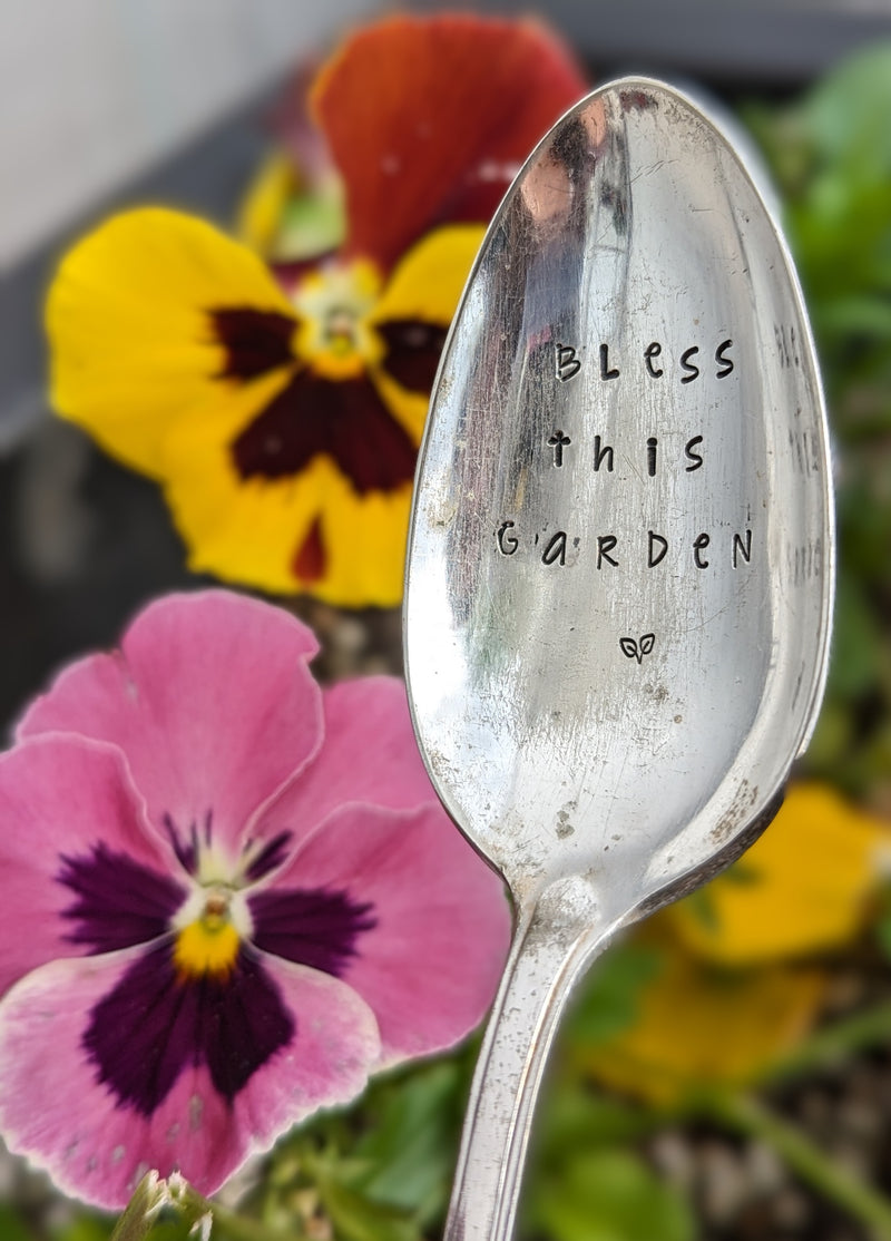 Metal Tablespoon Plant Markers