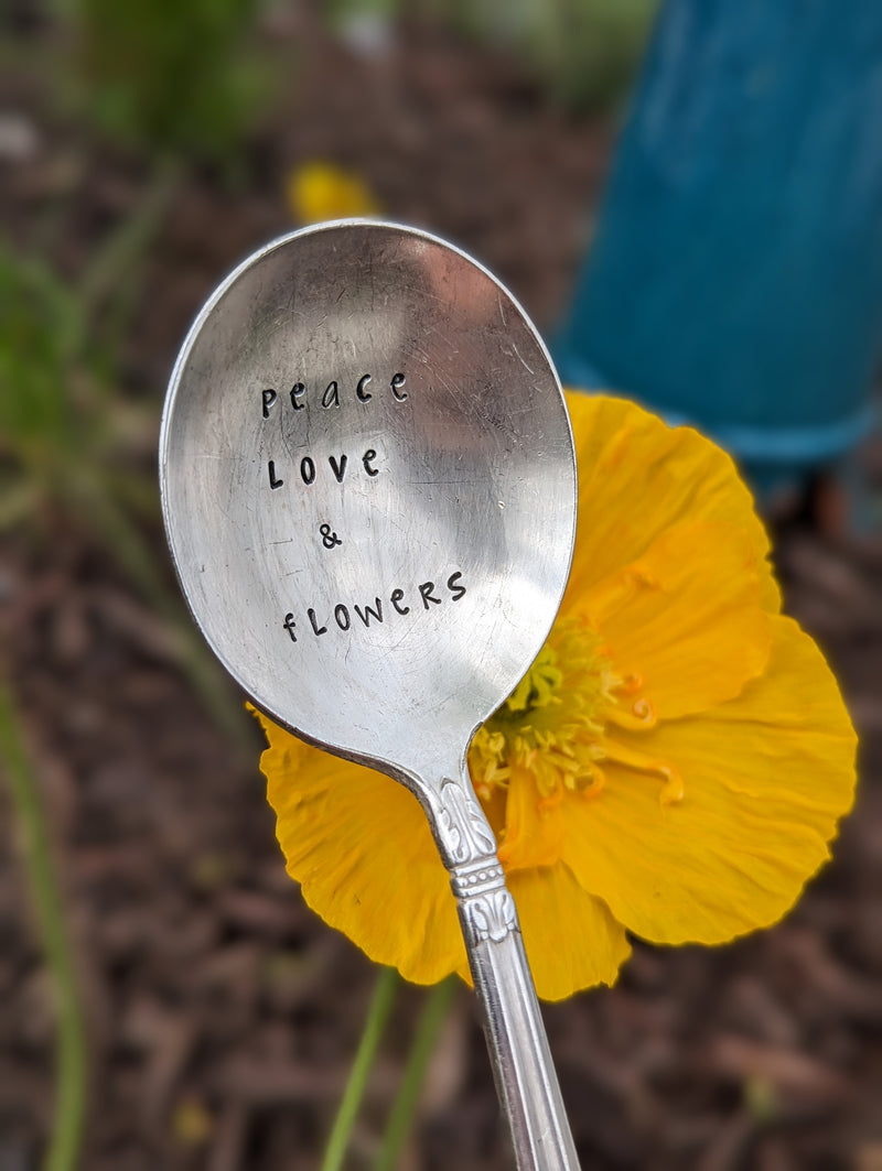 Metal Tablespoon Plant Markers