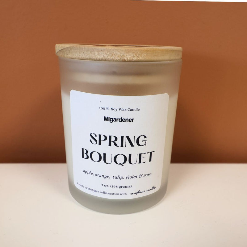 Spring Bouquet Candle by MIgardener x Creephaus