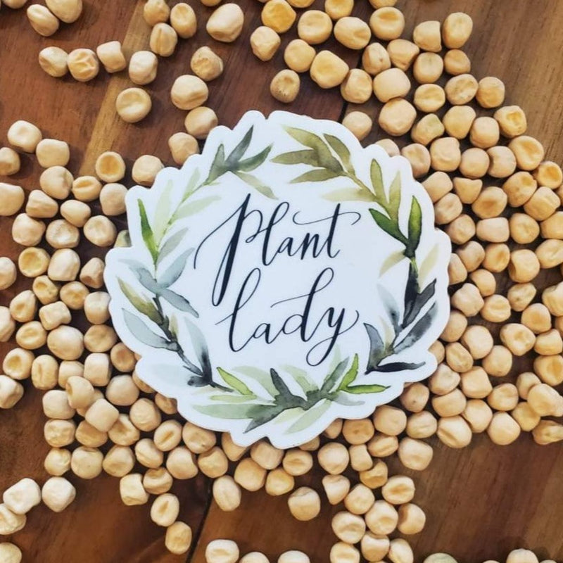 Plant Lady Wreath Sticker