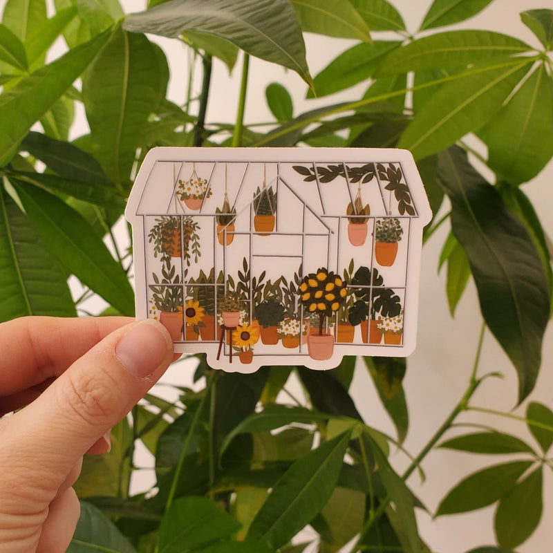 Clear Greenhouse Sticker