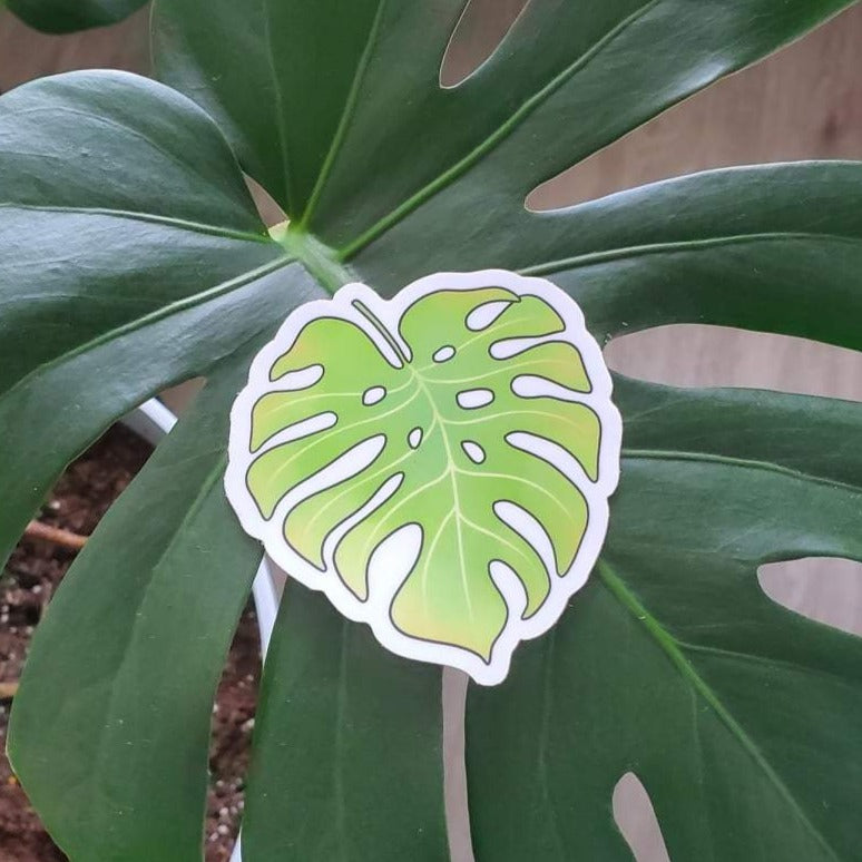 Green Leaf Sticker