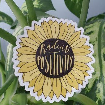 Radiate Positivity Sticker