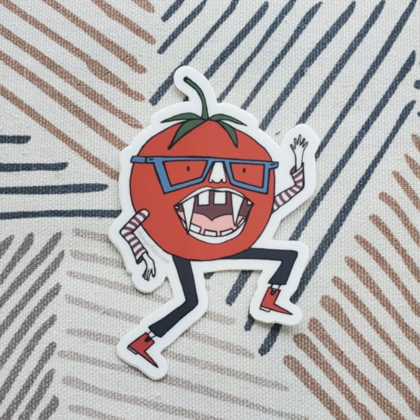 Tomato Dancer Vinyl Sticker